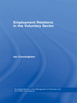 cover image of Employment Relations in the Voluntary Sector
